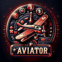 DALL·E 2023-11-29 01.02.04 - Craft an image for an aviator-themed slot game icon that evokes the concept of strategy. The icon should feature a stylized, dynamic vintage airplane